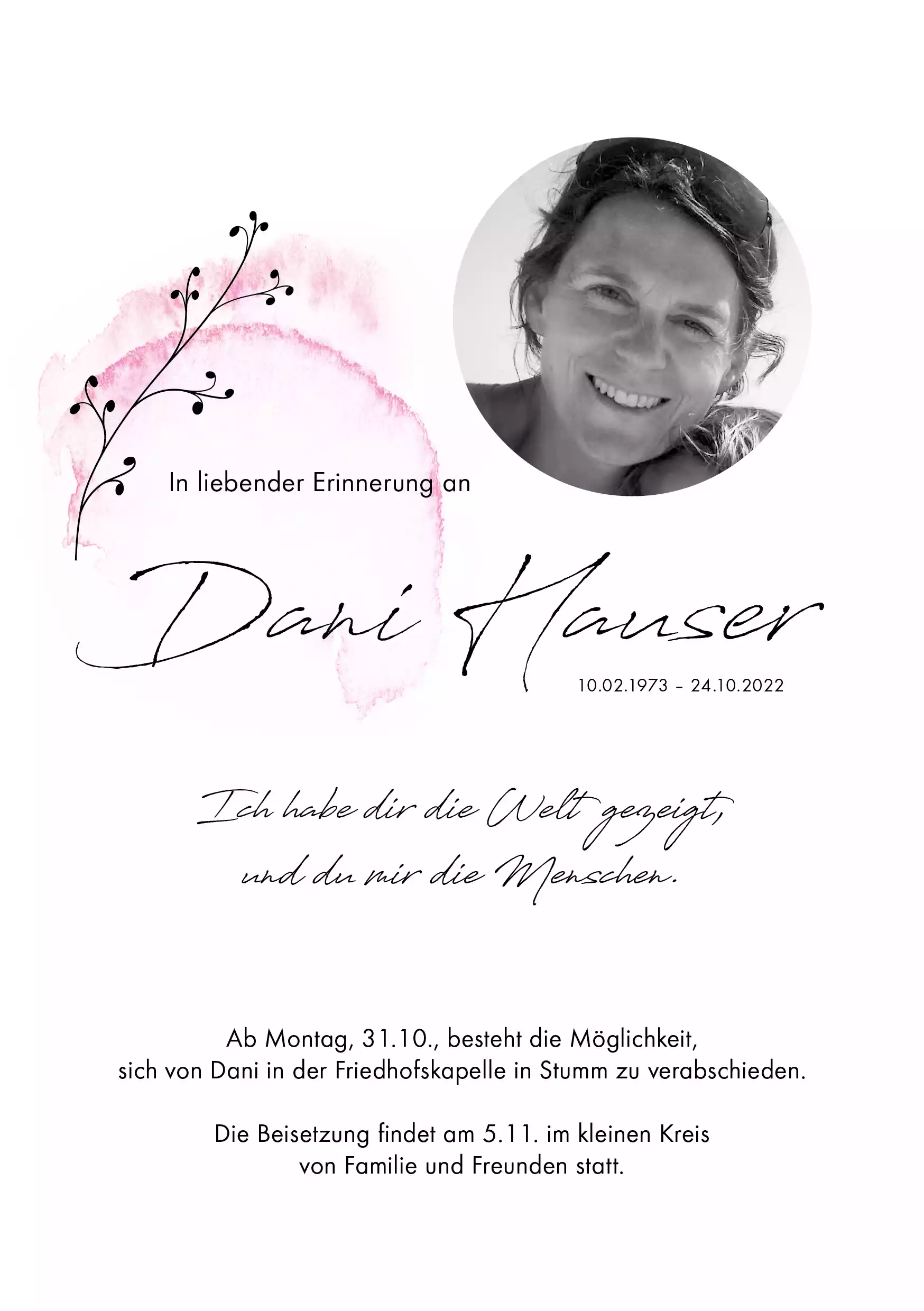 Parte von Daniela Hauser